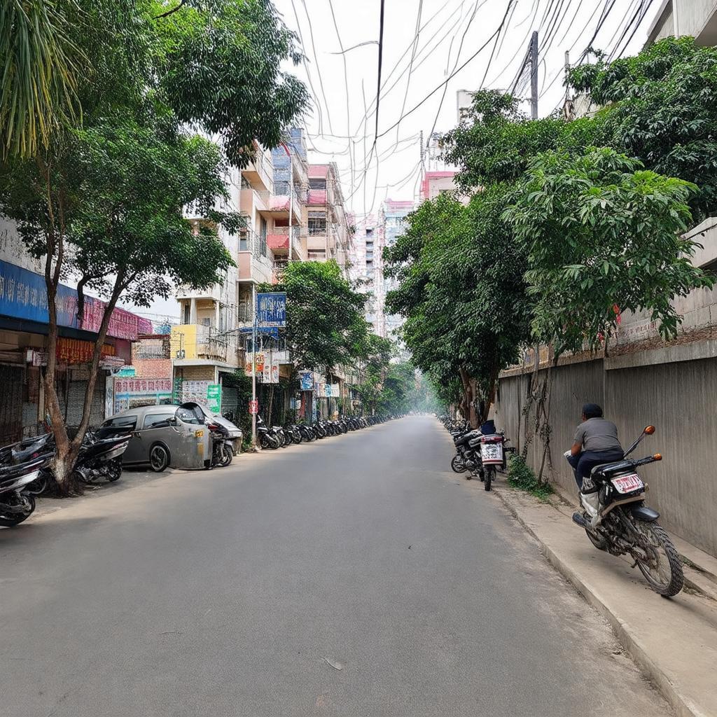 Đường đi đến quán Trà chanh Bụi Phố 84 Nguyễn Thế Truyện dễ tìm